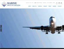 Tablet Screenshot of marine.lk