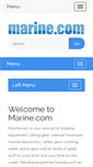 Mobile Screenshot of marine.com