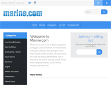 Tablet Screenshot of marine.com