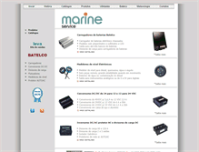 Tablet Screenshot of marine.com.br